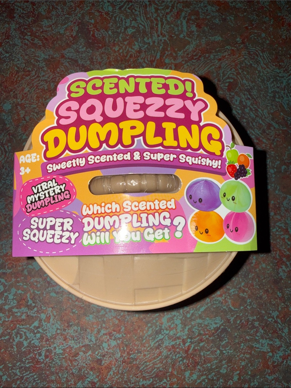 Scented Squeezy Dumpling - Pink/Bright Green Assorted